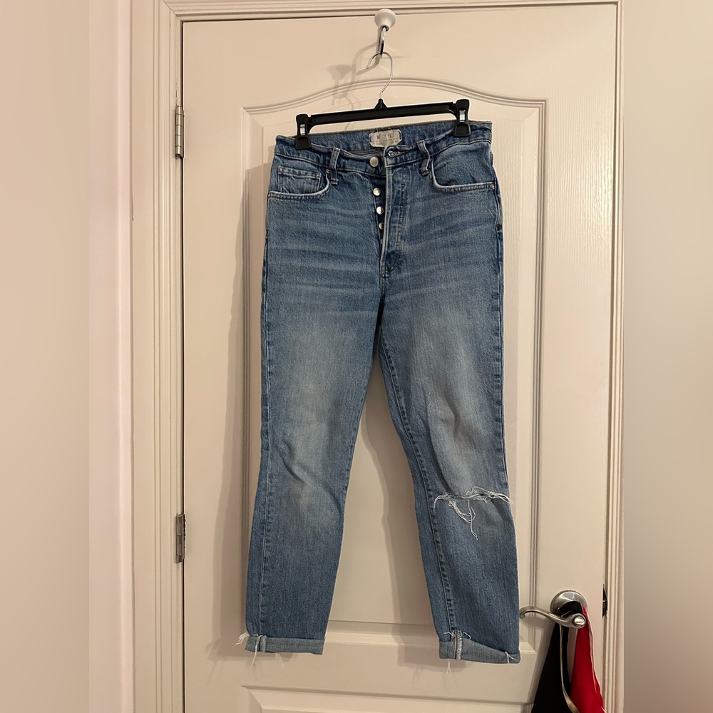 We The Free Light Blue Straight Leg Jeans